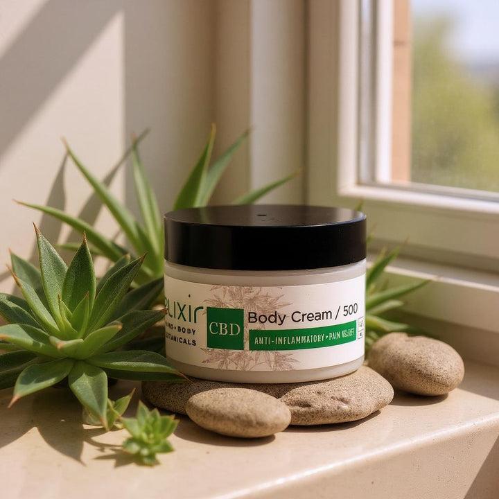 Elixir Mind Body Botanicals CBD Body Cream