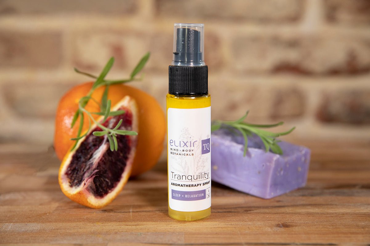 Elixir Mind Body Botanicals Tranquility Aromatherapy Spray avaialable at Elixir Mind Body Boutique