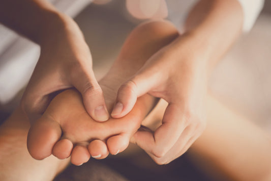 How to Give A Great Foot Massage with Elixir Mind Body Botanicals available at Elixir Mind Body Boutique