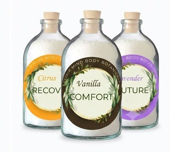 COMING SOON! Elixir Mind Body Botanicals Magnesium & Organic Goat's Milk Bath Soak - Elixir Mind Body Boutique