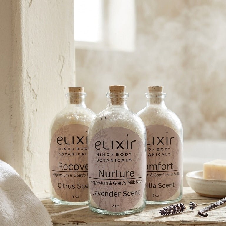 Elixir Mind Body Botanicals Magnesium & Goat's Milk Bath - Elixir Mind Body Boutique