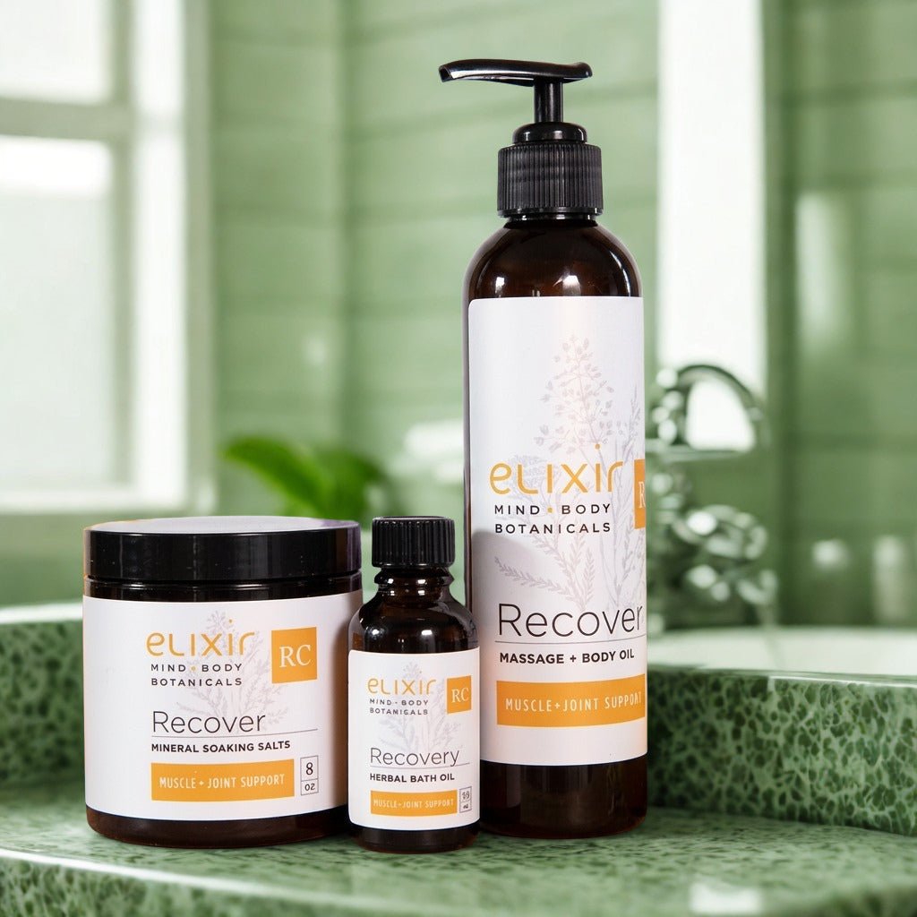 Elixir Mind Body Botanicals Recover Gift Set - Elixir Mind Body Boutique