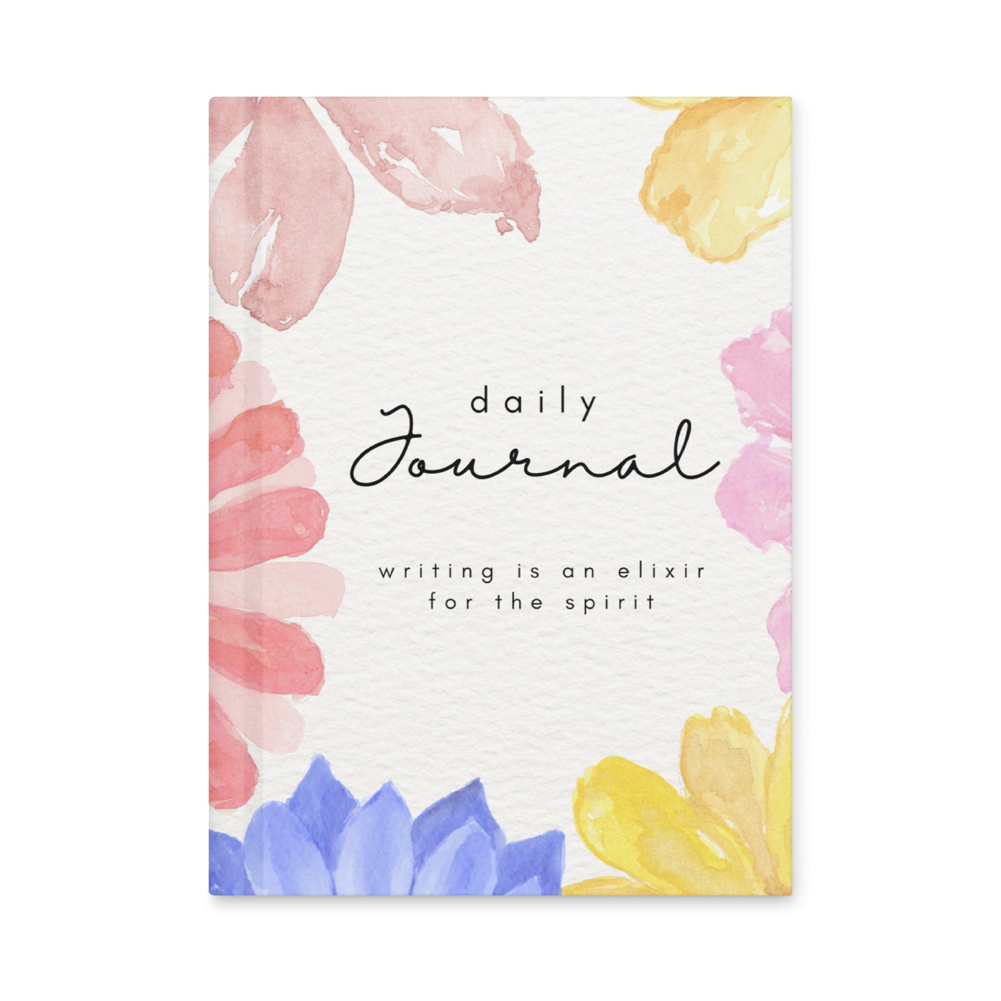 Front cover of the Elixir Mind Body Botanicals Floral Daily Journal