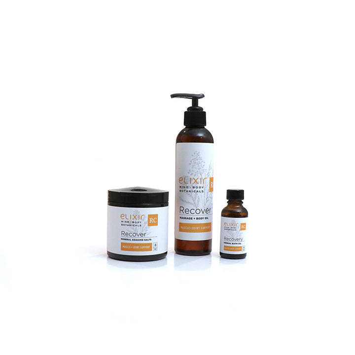 Elixir Mind Body Botanicals Recover Gift Set