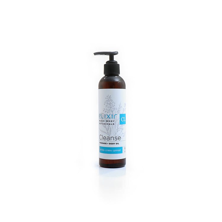 Elixir Mind Body Botanicals Cleanse Gift Massage + Body Oil available at Elixir Mind Body Boutique