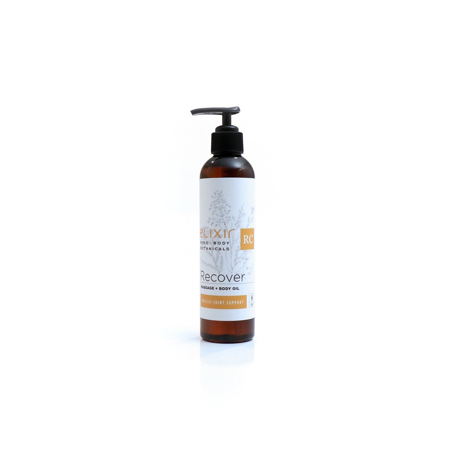 Elixir Mind Body Botanicals Recover Massage + Body Oil available at Elixir Mind Body Boutique