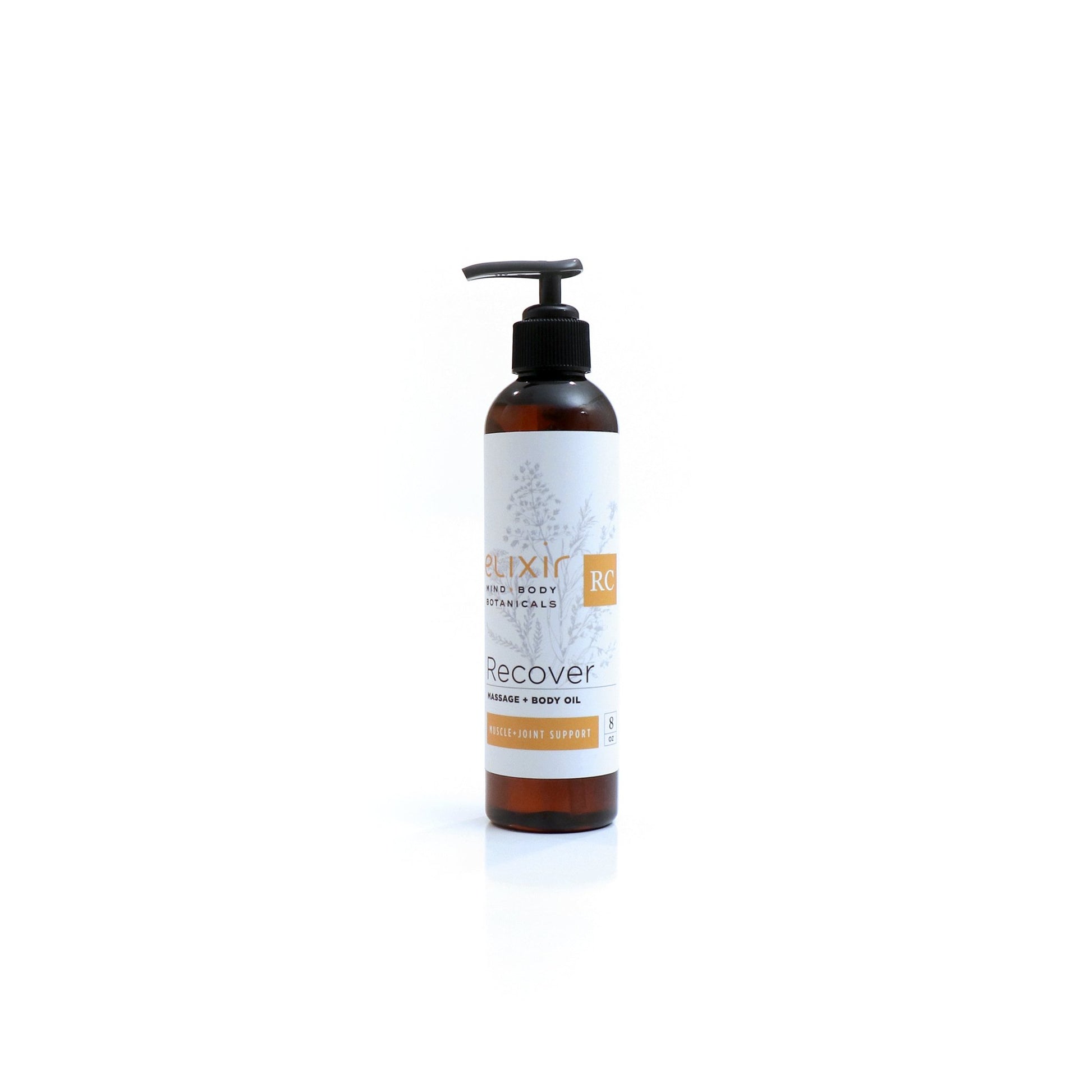 Elixir Mind Body Botanicals Recover Massage + Body Oil available at Elixir Mind Body Boutique