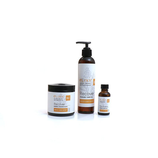 Elixir Mind Body Botanicals Recover Gift Set - Elixir Mind Body Boutique