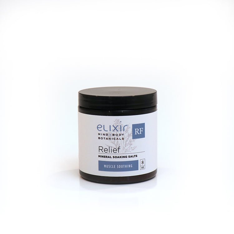 Elixir Mind Body Botanicals Relief Mineral Soaking Salts - Elixir Mind Body Boutique