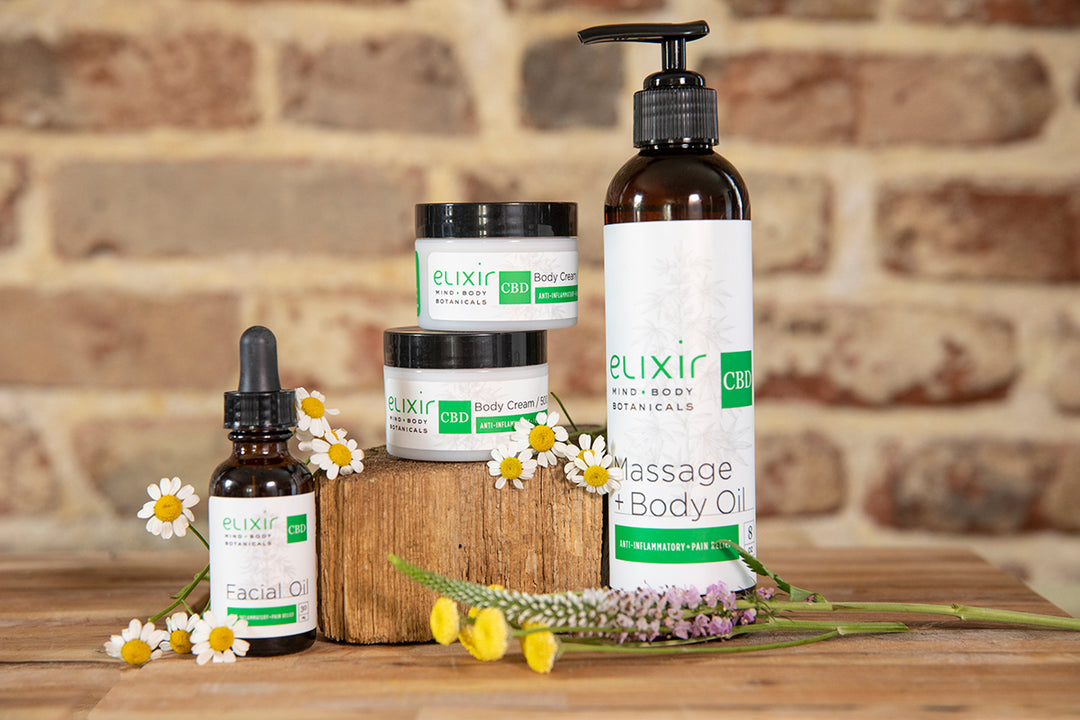Elixir Mind Body Botanicals CBD Gift Set
